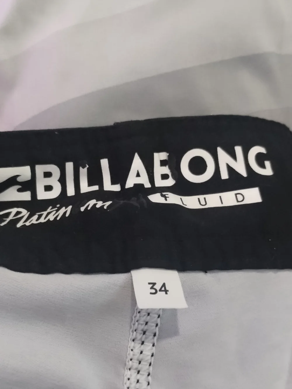 Billabong Platinum Stripe Boardshorts Men's‎ 34 Vacation Surf Beach